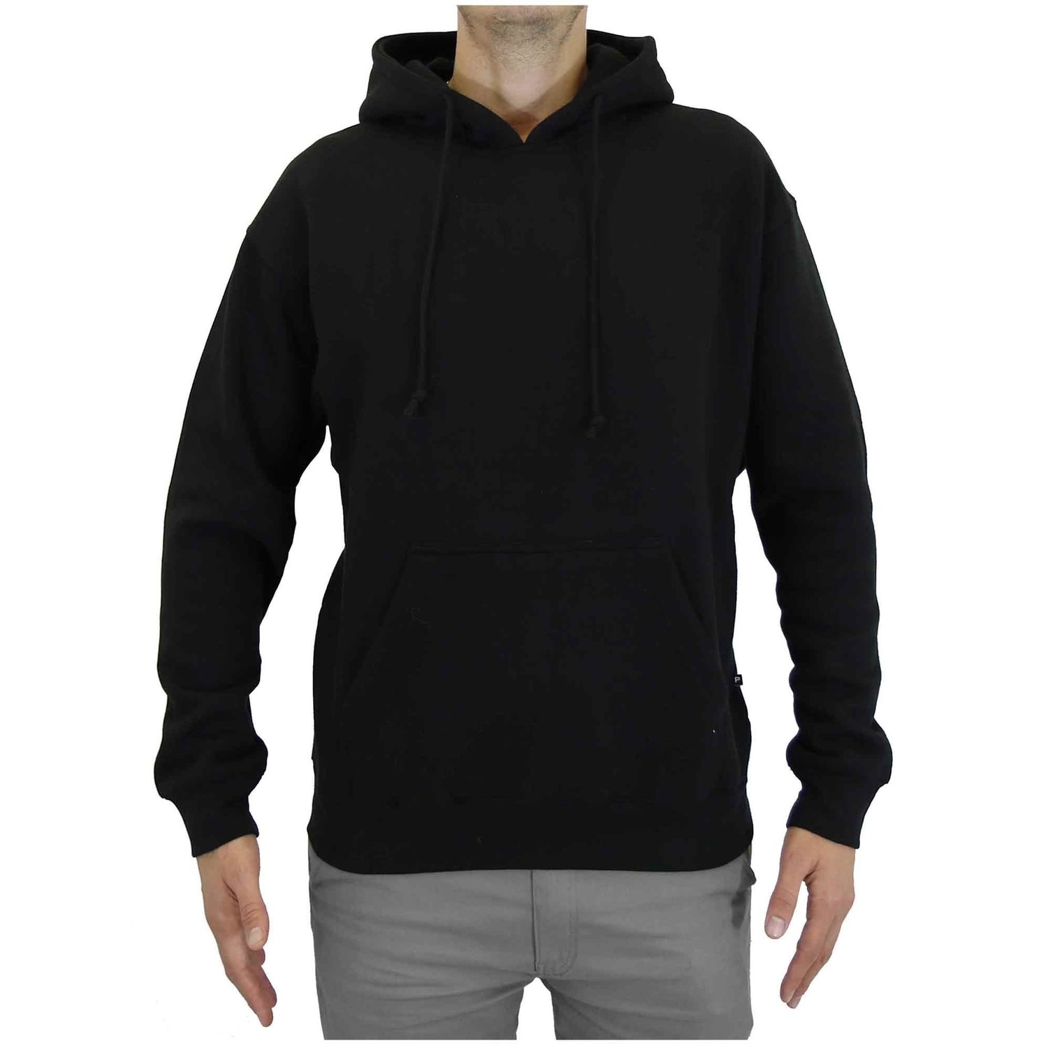 fleece lined pullover hoodie