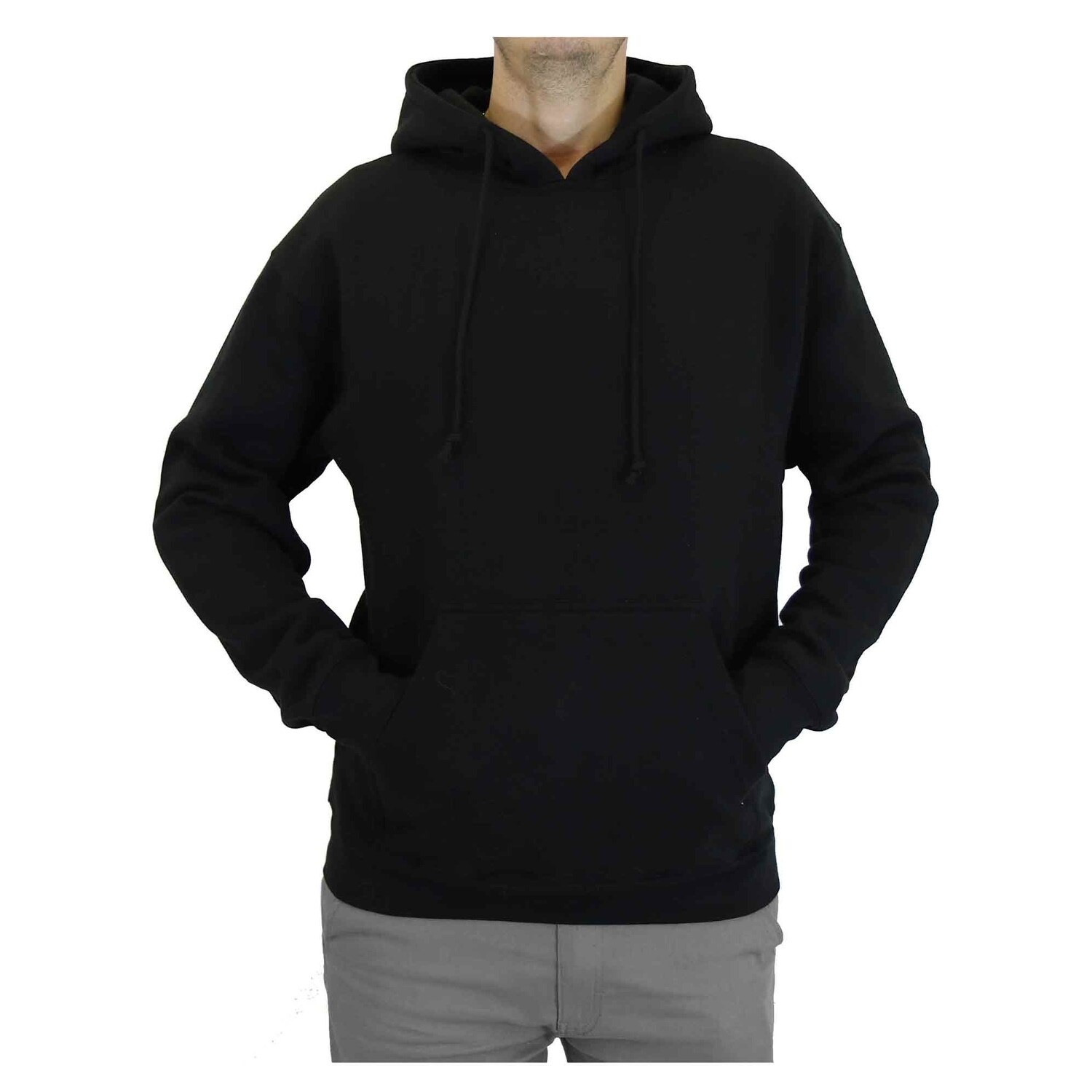 fleece lined pullover hoodie