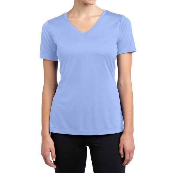 stretch v neck t shirt womens