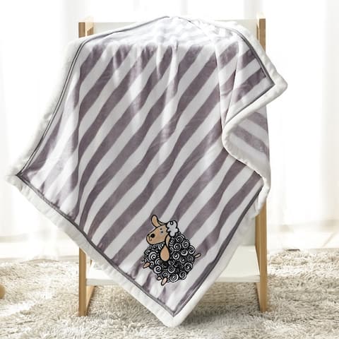 BOON Super Cute Cartoon Flannel Fleece Ultra Soft Baby Throw Blanket