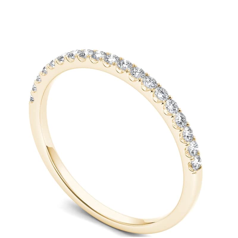 1/5ct TDW Diamond Women's Anniversary Band in 14k Gold by De Couer