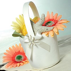beach flower girl basket