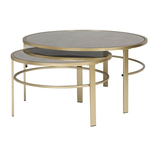 round nesting coffee table