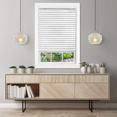ACHIM Cordless GII Luna White 2" Vinyl Venetian Blind