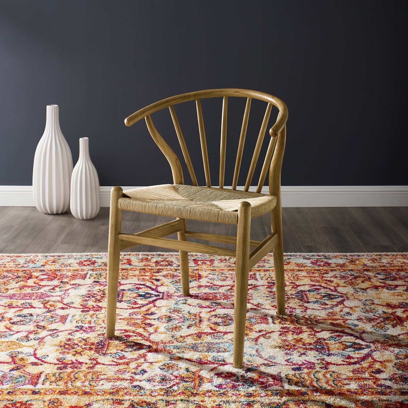 The Curated Nomad Loomis Spindle Wood Dining Chair