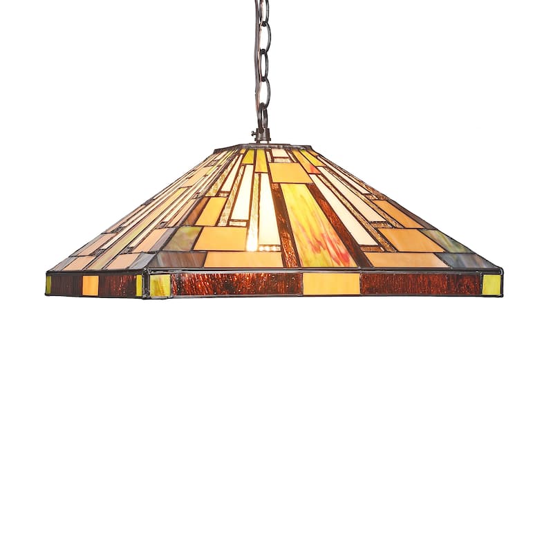 Tiffany 2-light Blackish Bronze Pendant