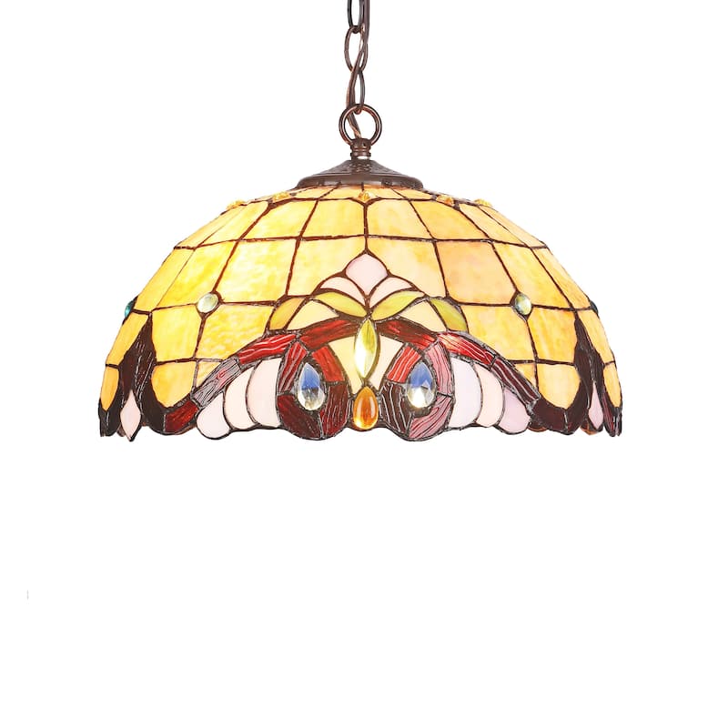 Tiffany 2-light Dark Bronze Pendant