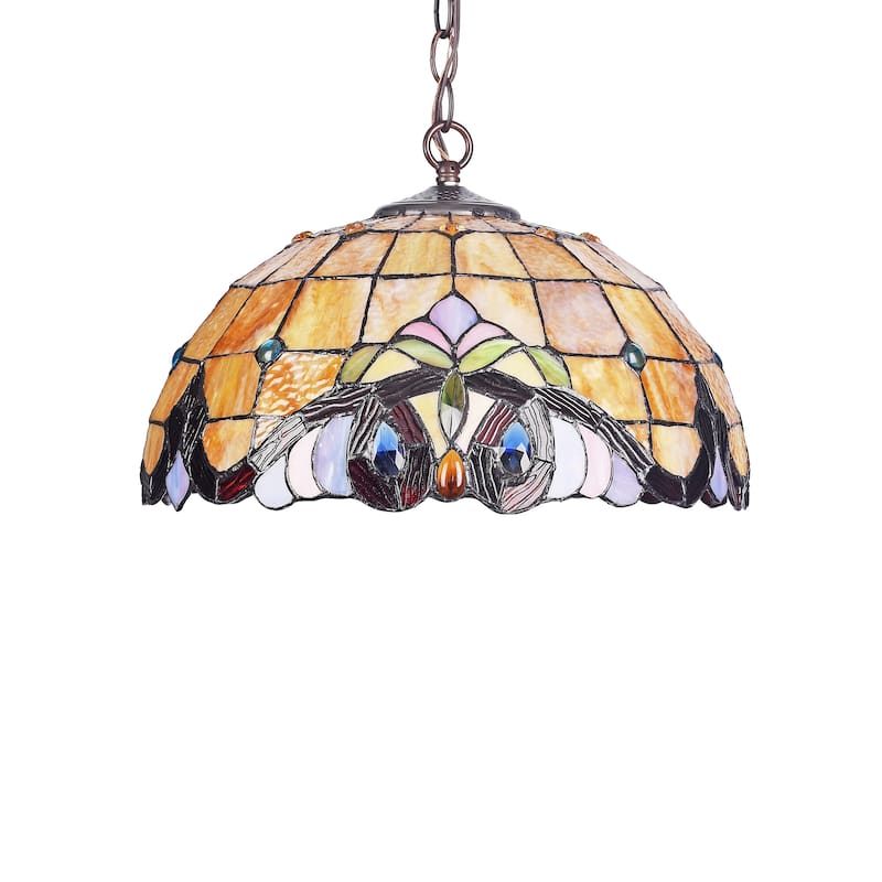 Tiffany 2-light Dark Bronze Pendant
