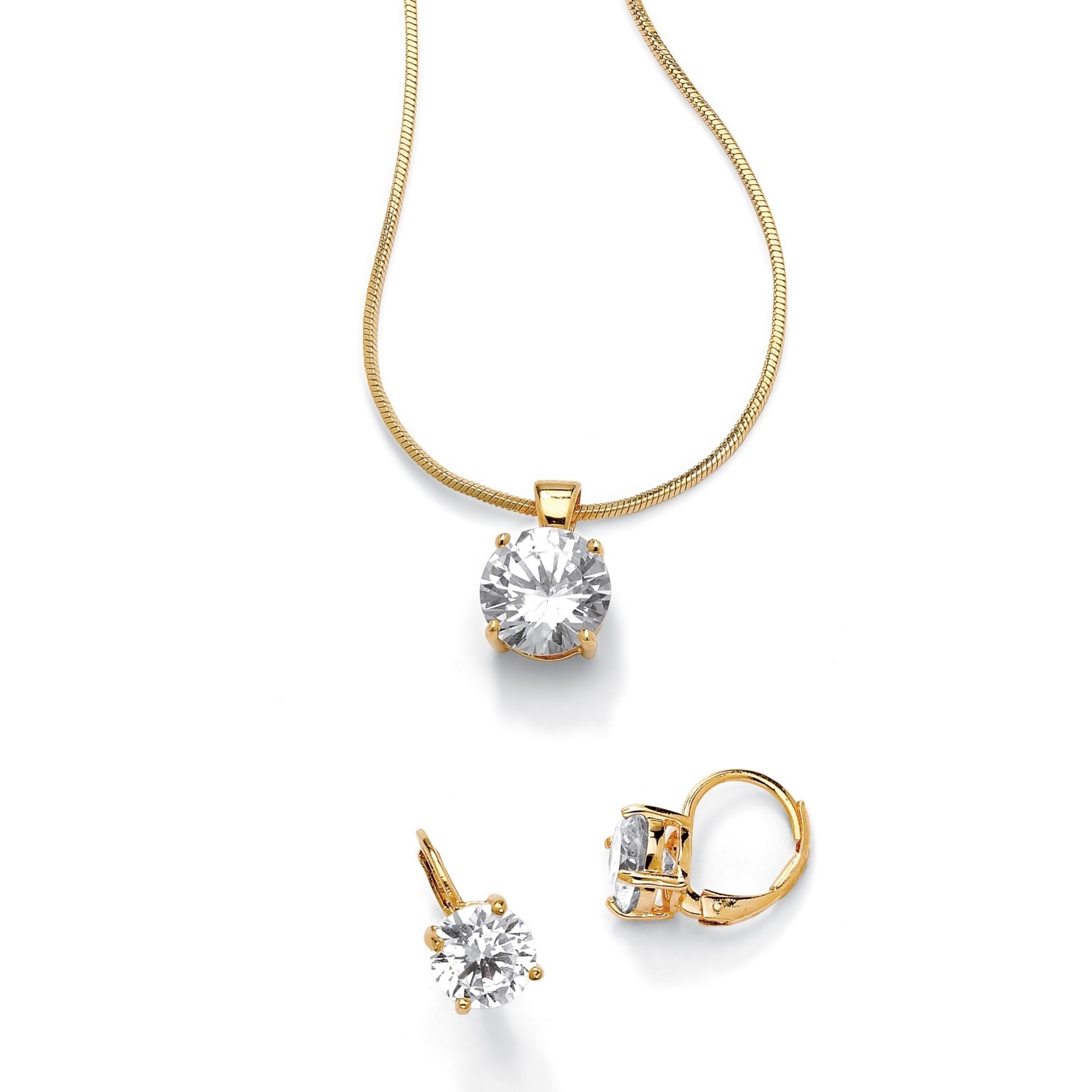 14k Yellow Gold Cubic Zirconia Bow Pendant mm Length