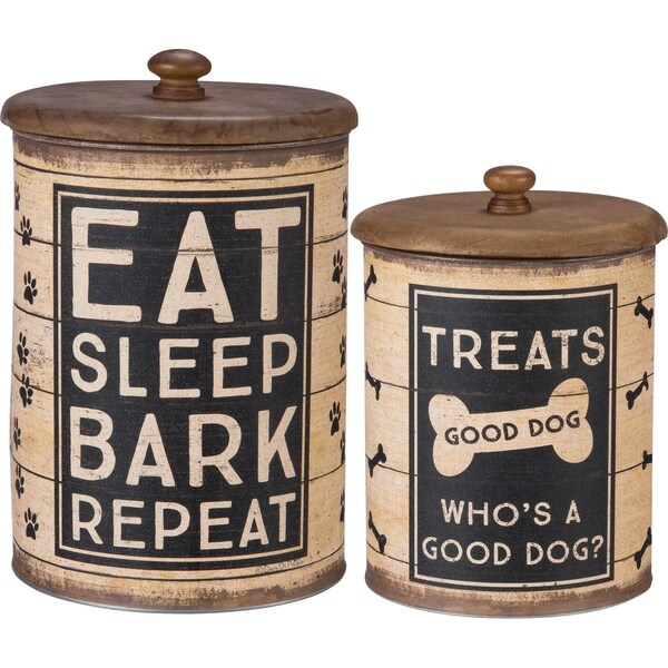 Tin Canisters - Treats - Good Dog - Who's A Good Dog?