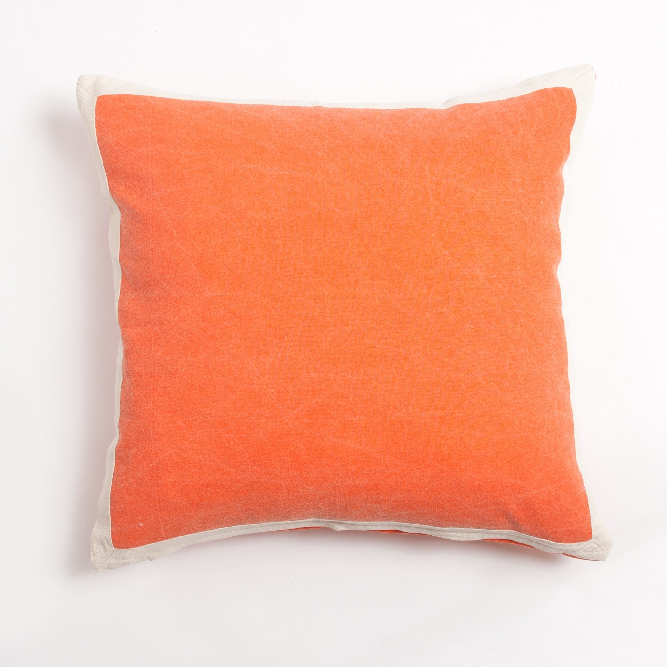 Bright orange sale throw pillows