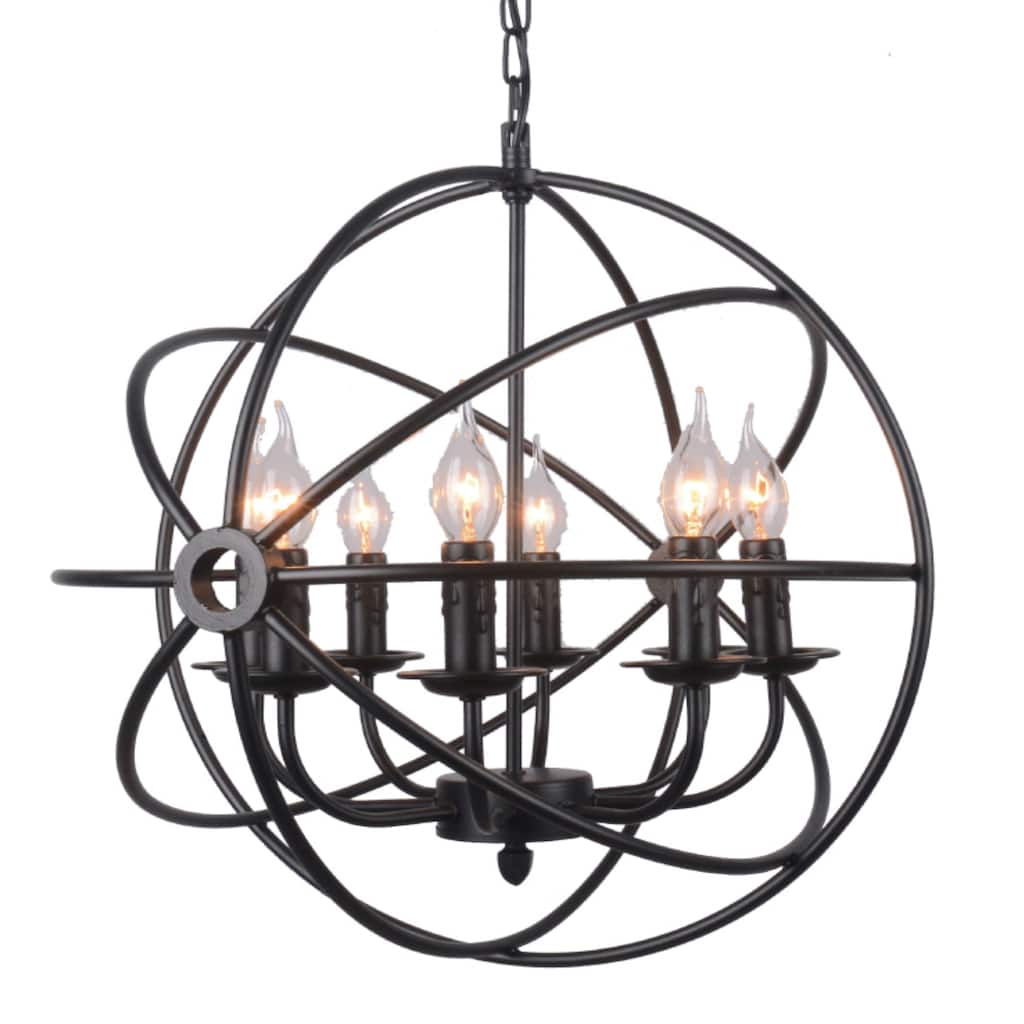 Derby Bronze Round Chandelier