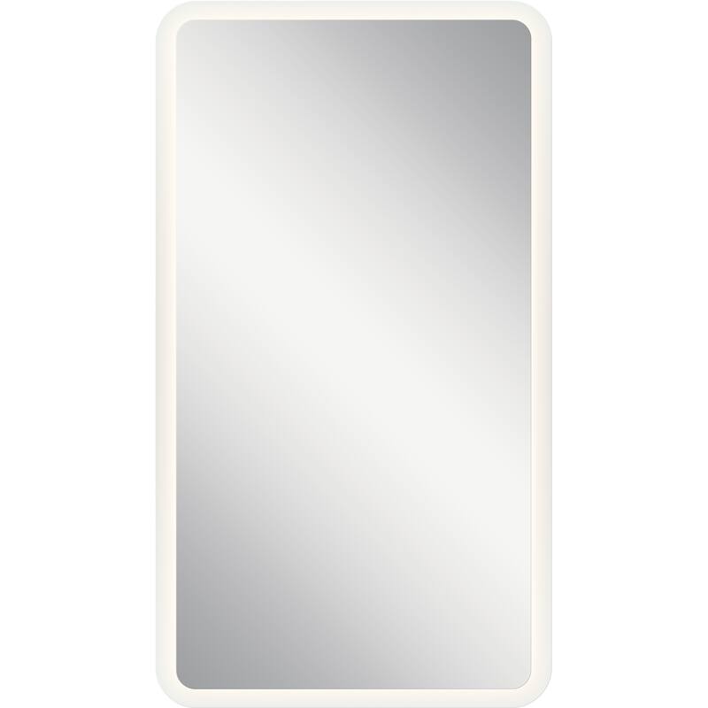 elan LED Backlit Mirror - White - A