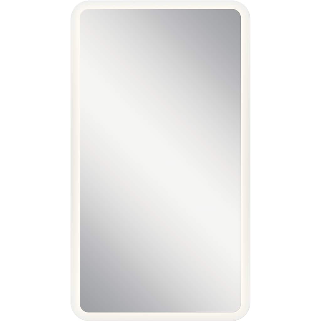 elan LED Backlit Mirror - White - A