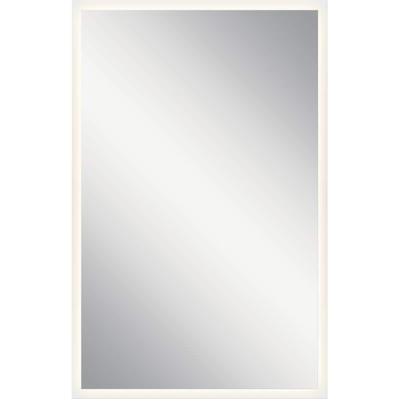 elan LED Backlit Mirror - White - A