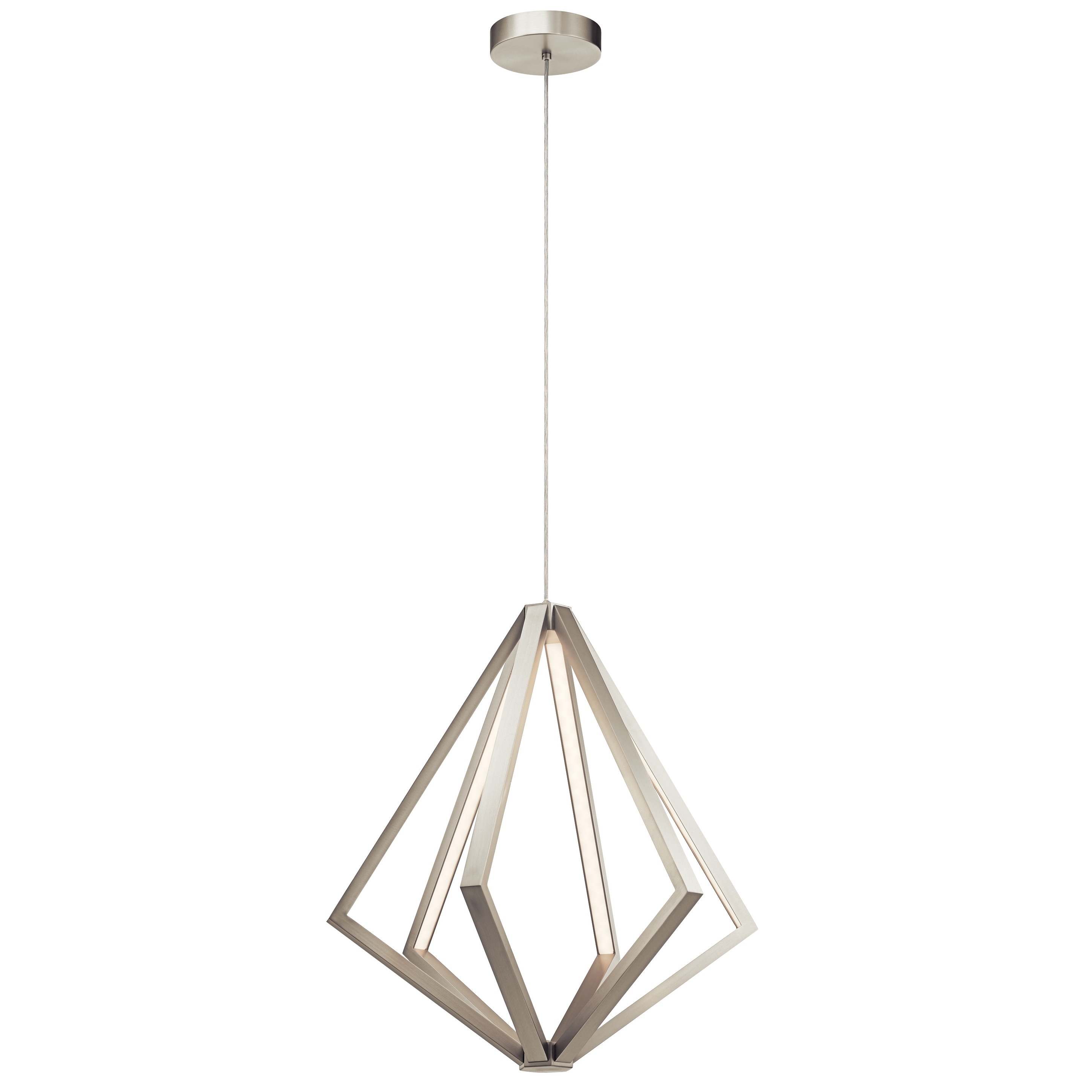 elan Everest Satin Nickel Chandelier - Chandeliers For Bedrooms by Overstock.com