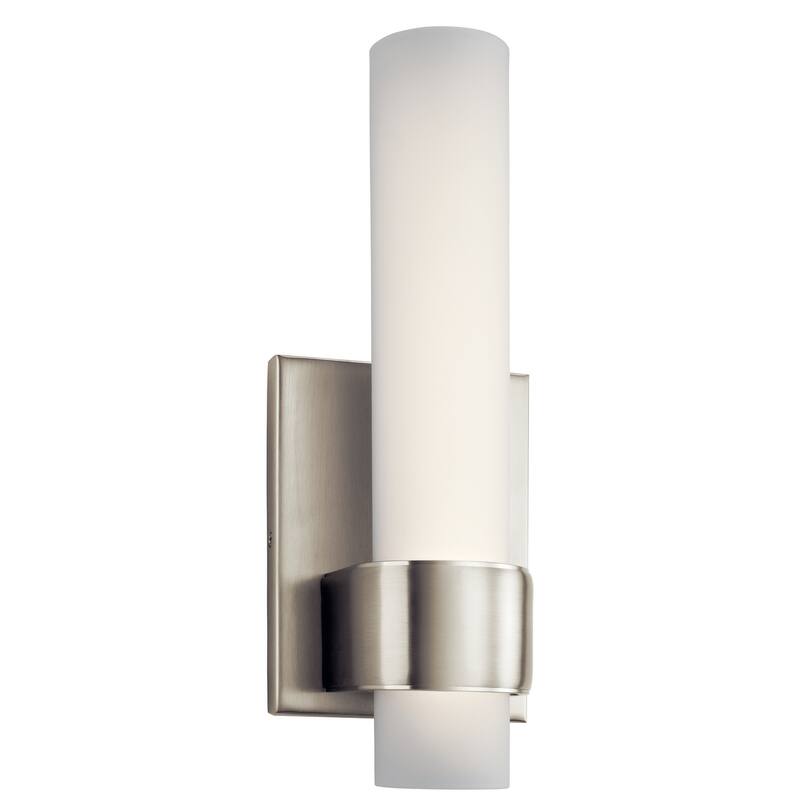 elan Izza Brushed Nickel Wall Sconce - Silver