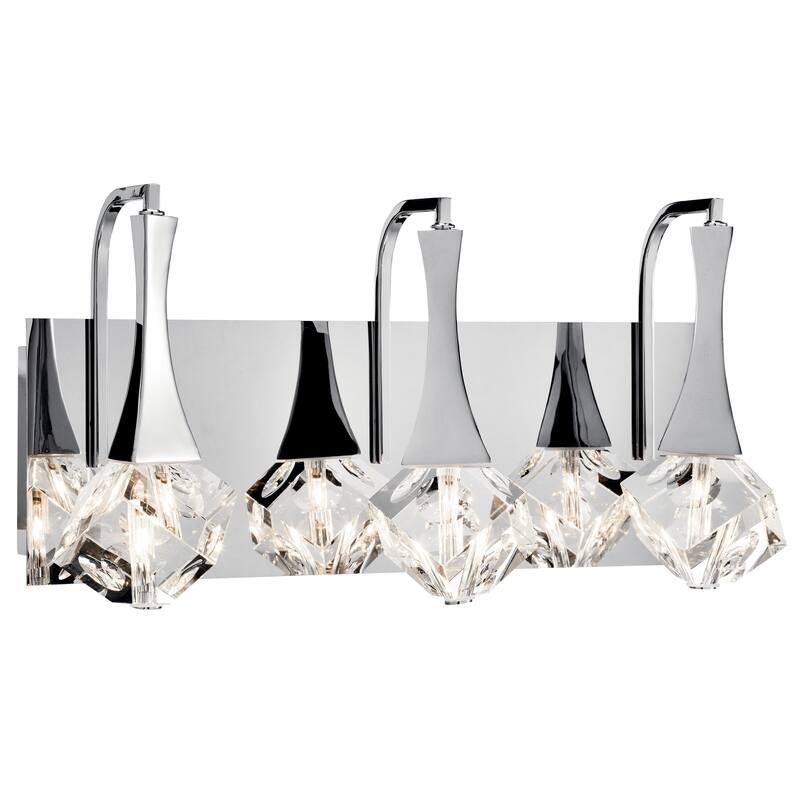 elan Rockne Chrome 3-light Vanity