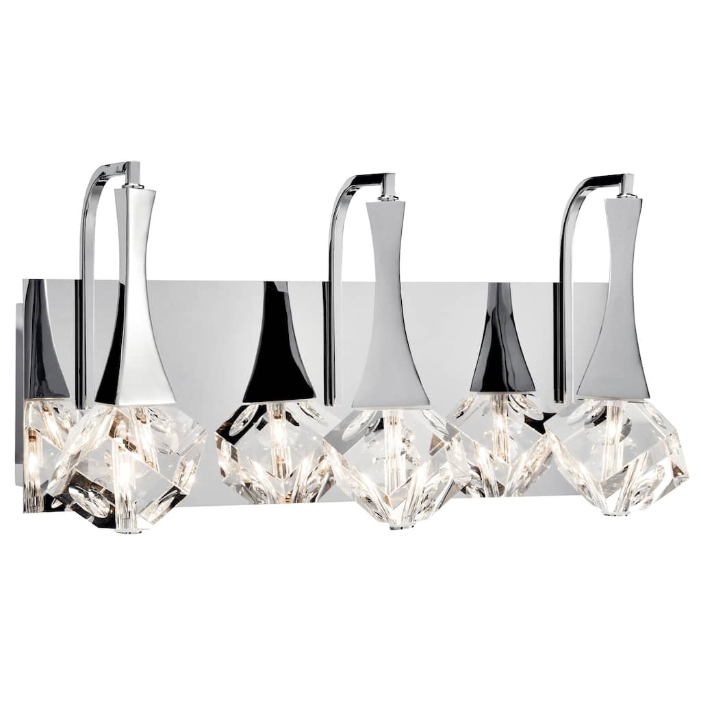 elan Rockne Chrome 3-light Vanity