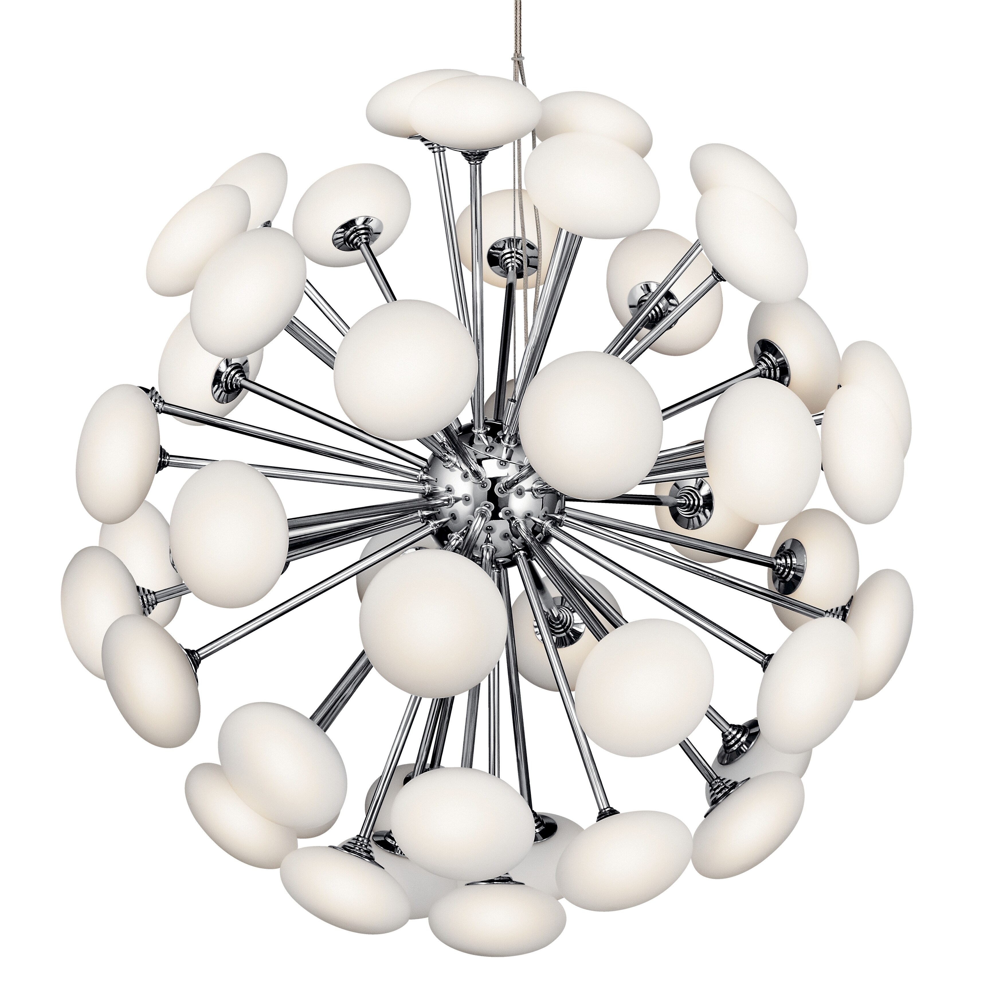 elan Kotton Chrome Chandelier - Chandeliers For Bedrooms by Overstock.com