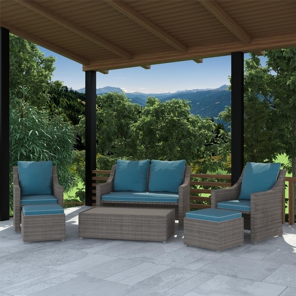Shop COSCO Outdoor Living Oak Bluffs 6 Piece Patio Outdoor ... Shop COSCO Outdoor Living Oak Bluffs 6 Piece Patio Outdoor ... on Outdoor Living Set id=90074