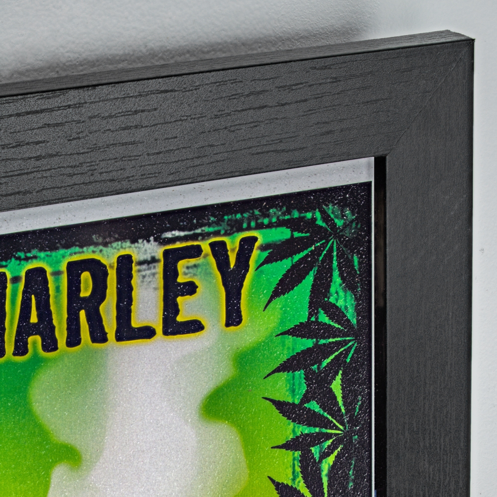 Shop American Art Decor Bob Marley Smoke The Herb Framed Wall Art Multi Color Overstock 26234429