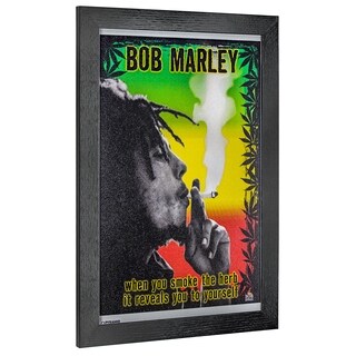 bob marley smoking weed posters