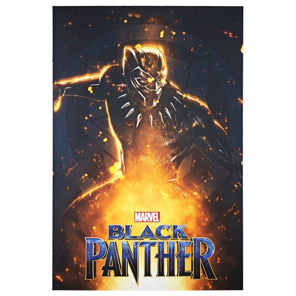 American Art Decor Licensed Marvel Comics Black Panther Canvas Art Multi Color American Art Decor Licensed Marvel Comics Black Panther Canvas Art Multi Color