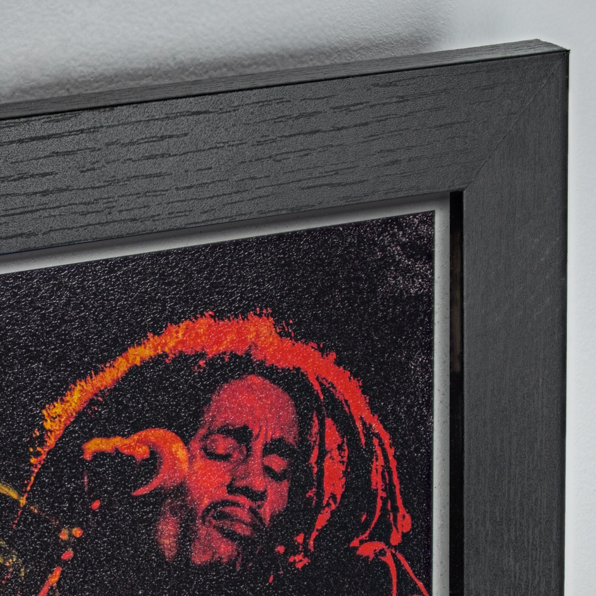 American Art Decor Licensed Bob Marley Iron Lion Zion Framed Wall Art Multi Color On Sale Overstock 26234437