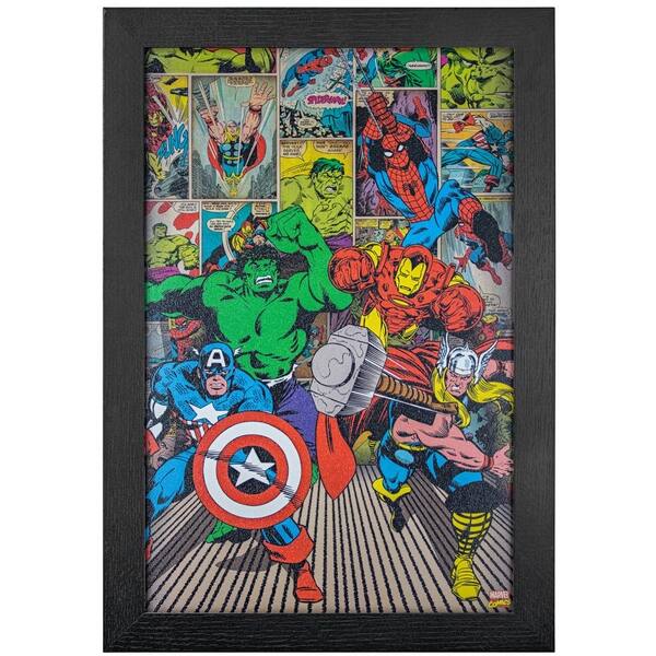 Shop American Art Decor Licensed Marvel Comics Avengers Comic Book Wall Art Multi Color On Sale Overstock 26234449