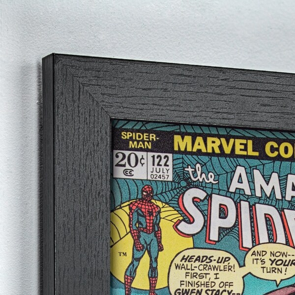 Crystal Art Licensed Marvel Original Avengers Comic Book Cover Framed Wall Art 19/” H x 13/” L Multicolored