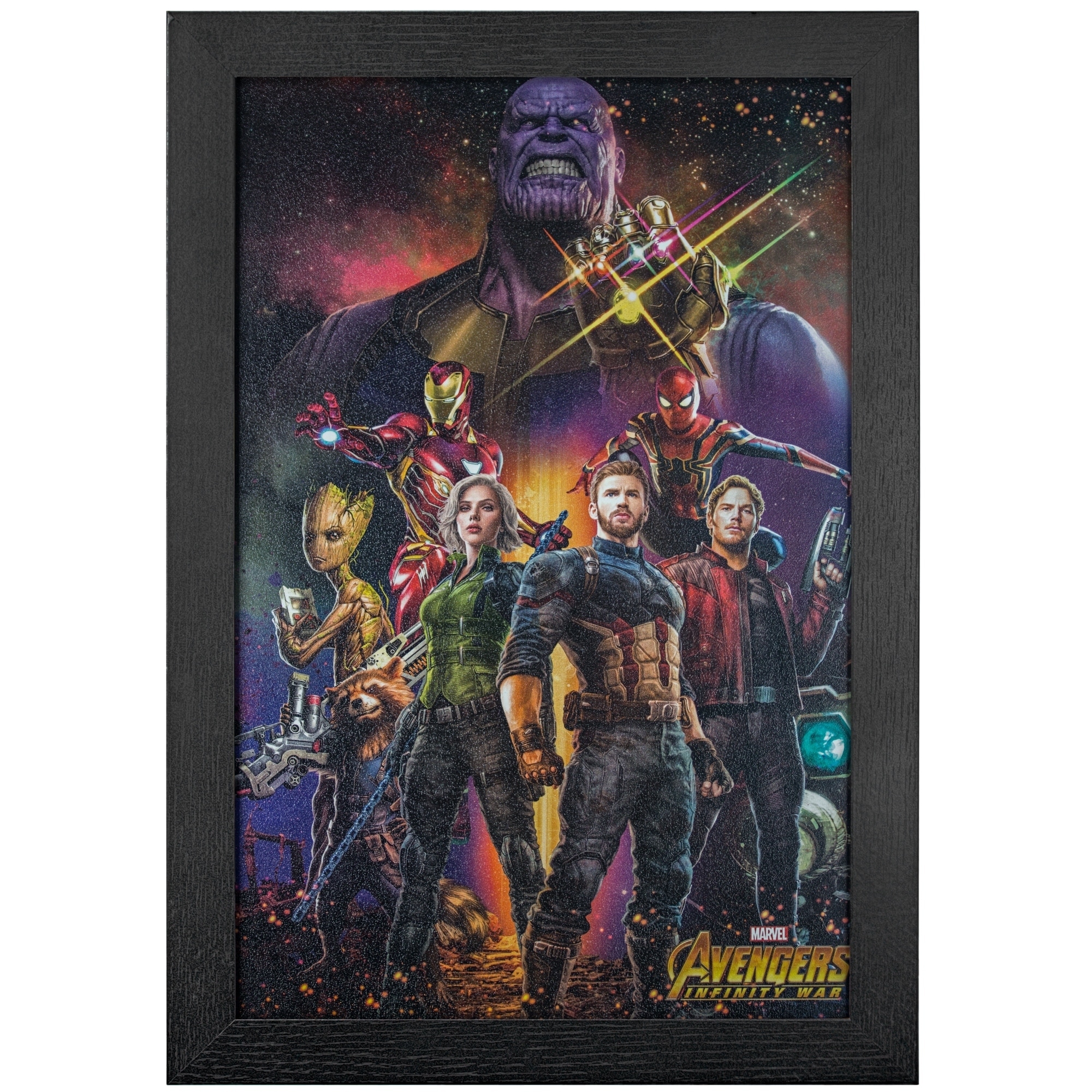 American Art Decor Marvel Comics Avengers Infinity War Thanos Art Multi Color Overstock 26234460