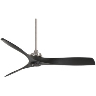 Minka Aire Aviation Brushed Nickel Coal 3 Blade 60 Inch Ceiling Fan