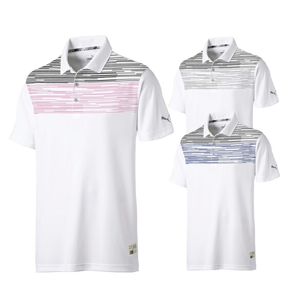 puma pink golf shirt