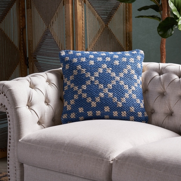 Blessberg Indoor Boho Water Resistant 18" Throw Pillow by Christopher Knight Home