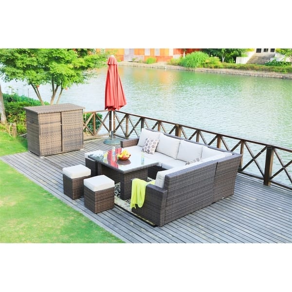 8 Piece Outdoor Sectional Sofa Set Patio Furniture By 8 Piece Outdoor Sectional Sofa Set Patio Furniture By