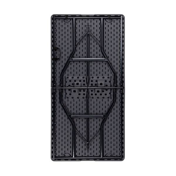 Bi-Fold Folding Exercise Mat - Black