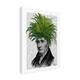 Fab Funky Fern Head, Plant Head Canvas Art - On Sale - Bed Bath 