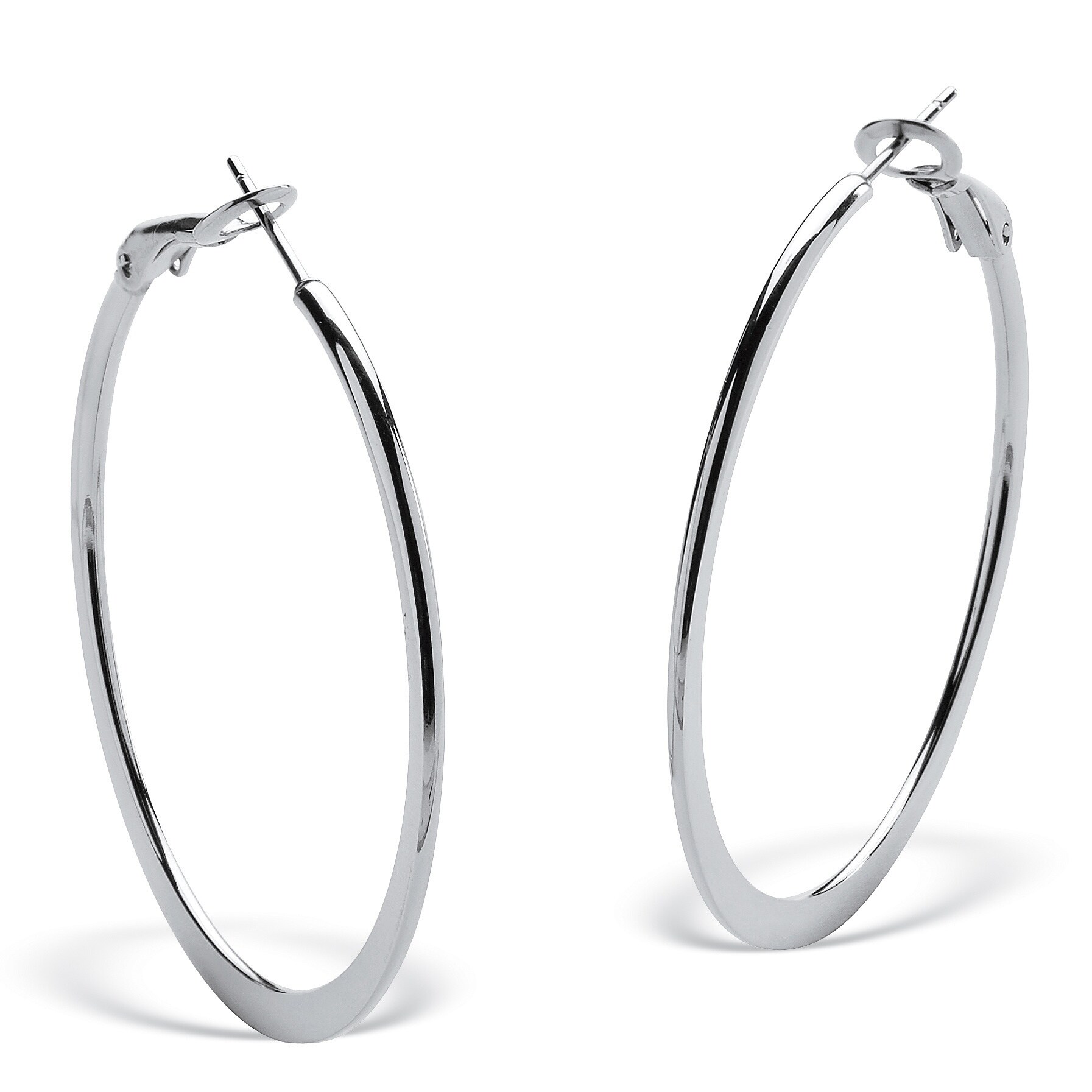 stainless steel hoop earrings