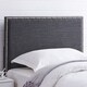 Basic Square Upholstered Adjustable Headboard - Thumbnail 18