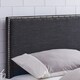Basic Square Upholstered Adjustable Headboard - Thumbnail 6