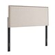 Basic Square Upholstered Adjustable Headboard - Thumbnail 0