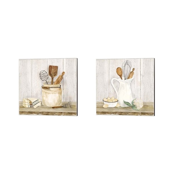 The Gray Barn Tara Reed Vintage Kitchen Canvas Art Set Of 2 On Sale Overstock 26261209