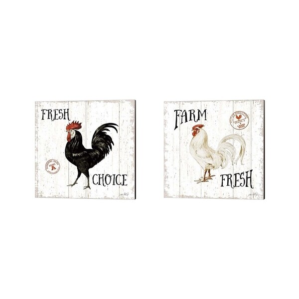 The Gray Barn Katie Pertiet 'Free Range Fresh' Canvas Art (Set of 2)