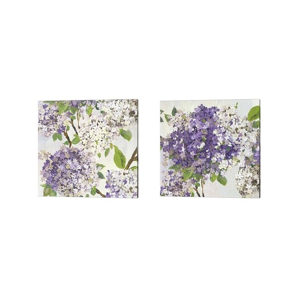 Asia Jensen 'Summer Hydrangea' Canvas Art (Set of 2)