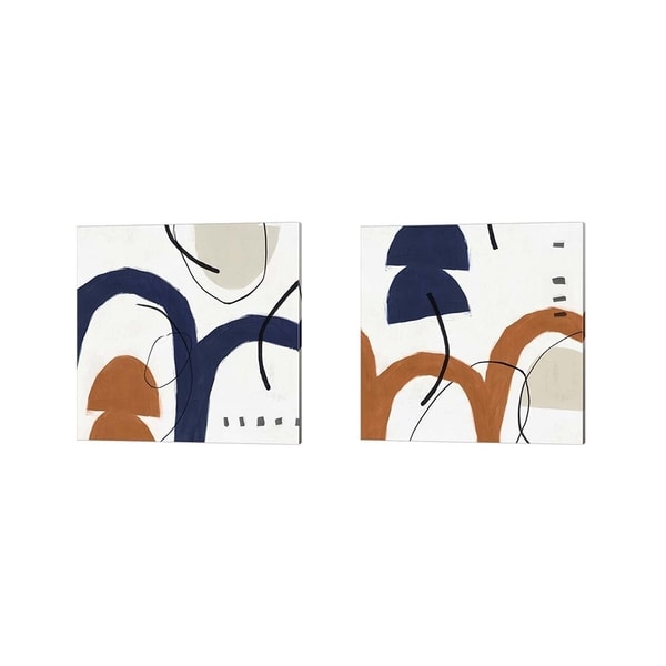 Posters International Studio 'Elasticity' Canvas Art (Set of 2)