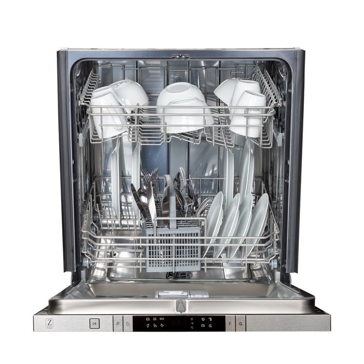 Shop Zline 24 In Top Control Dishwasher In Custom Panel Ready