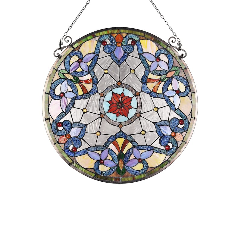 Tiffany Style Flower Design Suncatcher - On Sale - Bed Bath & Beyond 