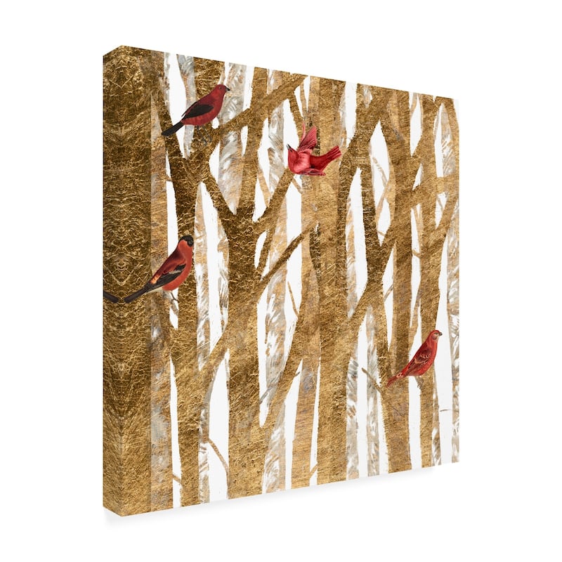 Studio W 'Red Bird Christmas I' Canvas Art