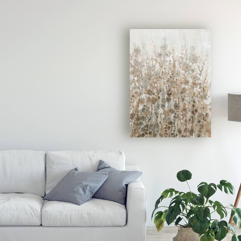 Tim O'Toole 'Early Fall Flowers Ii' Canvas Art
